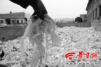 氯氣泡出雪白黑心棉 老板自曝年利潤60萬(圖)
