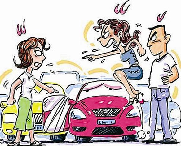 【编辑推荐】两女争道大街上揪头发互殴 测测你有"路怒症"吗