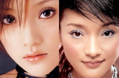 李小璐vs周迅:相似度90%